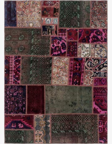 5' 4 x 7' 6 Hand Knotted Ultra Vintage Persian Wool Rug