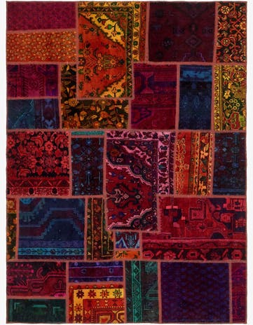 5' 8 x 7' 7 Hand Knotted Ultra Vintage Persian Wool Rug