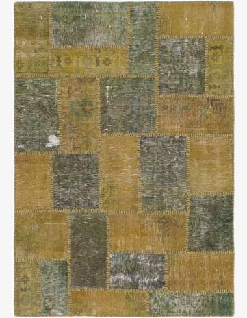 3' 9 x 5' 4 Hand Knotted Ultra Vintage Persian Wool Rug