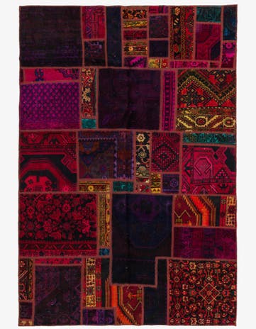 5' 6 x 8' 3 Hand Knotted Ultra Vintage Persian Wool Rug