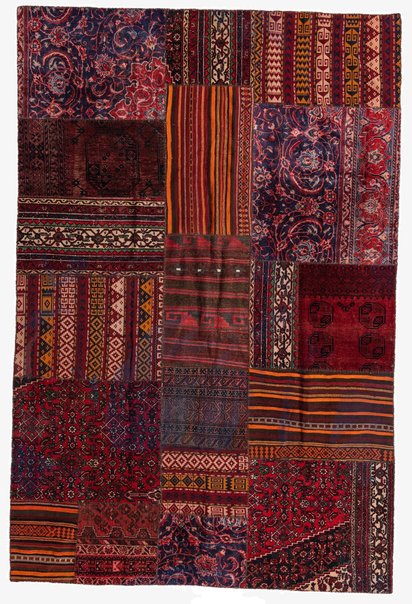 8' 4 x 12' 7  Hand Knotted Ultra Vintage Persian Wool Rug