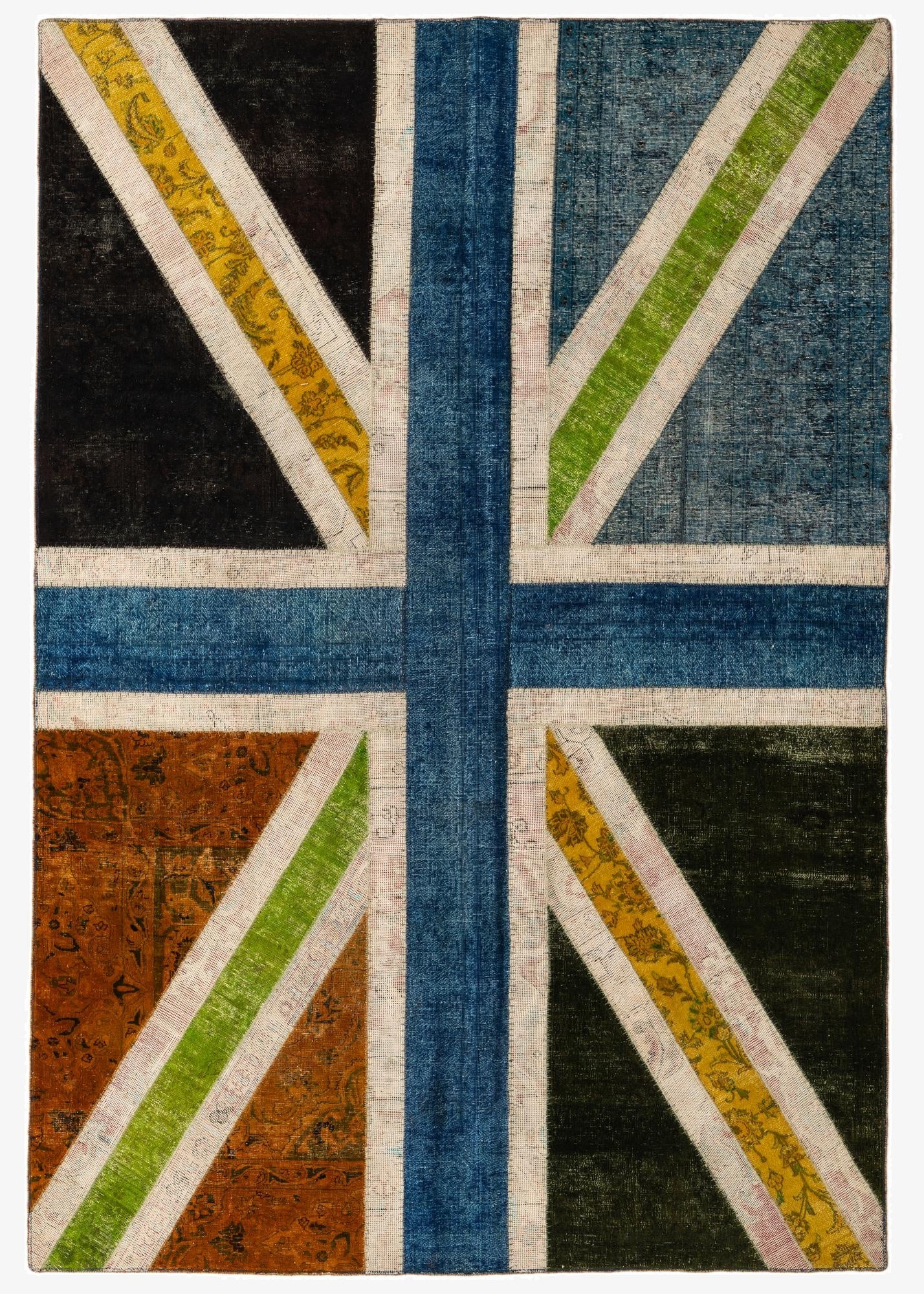 6' 9 x 10'  Hand Knotted Ultra Vintage Persian Wool Rug