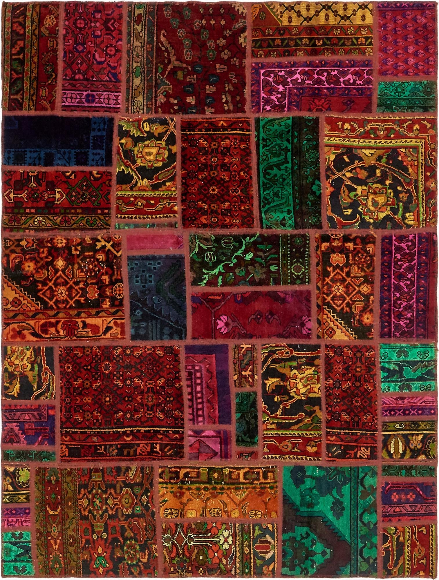 173cm x 235cm  Hand Knotted Ultra Vintage Persian Wool Rug