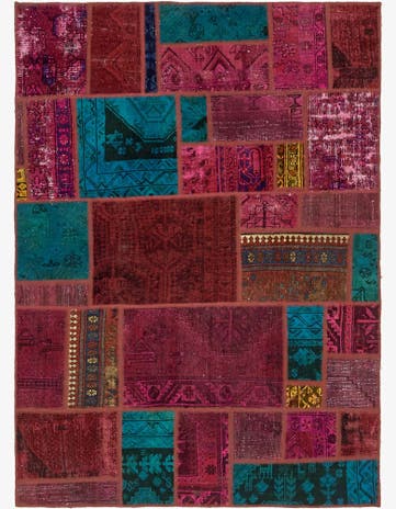 5' 6 x 7' 7 Hand Knotted Ultra Vintage Persian Wool Rug