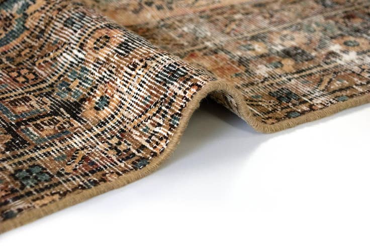 Detailansicht von 200cm x 290cm Handgeknüpft Vintage Royal Persisch Wolle Teppich