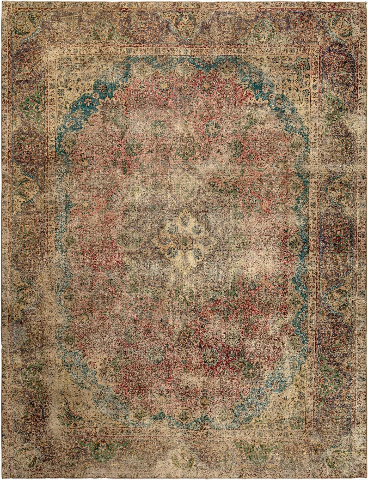 9' 9 x 12' 11 Vintage Royal Wool Rug
