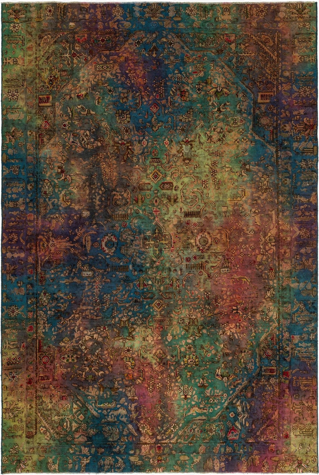 6' x 9' 1 Vintage Royal Wool Rug