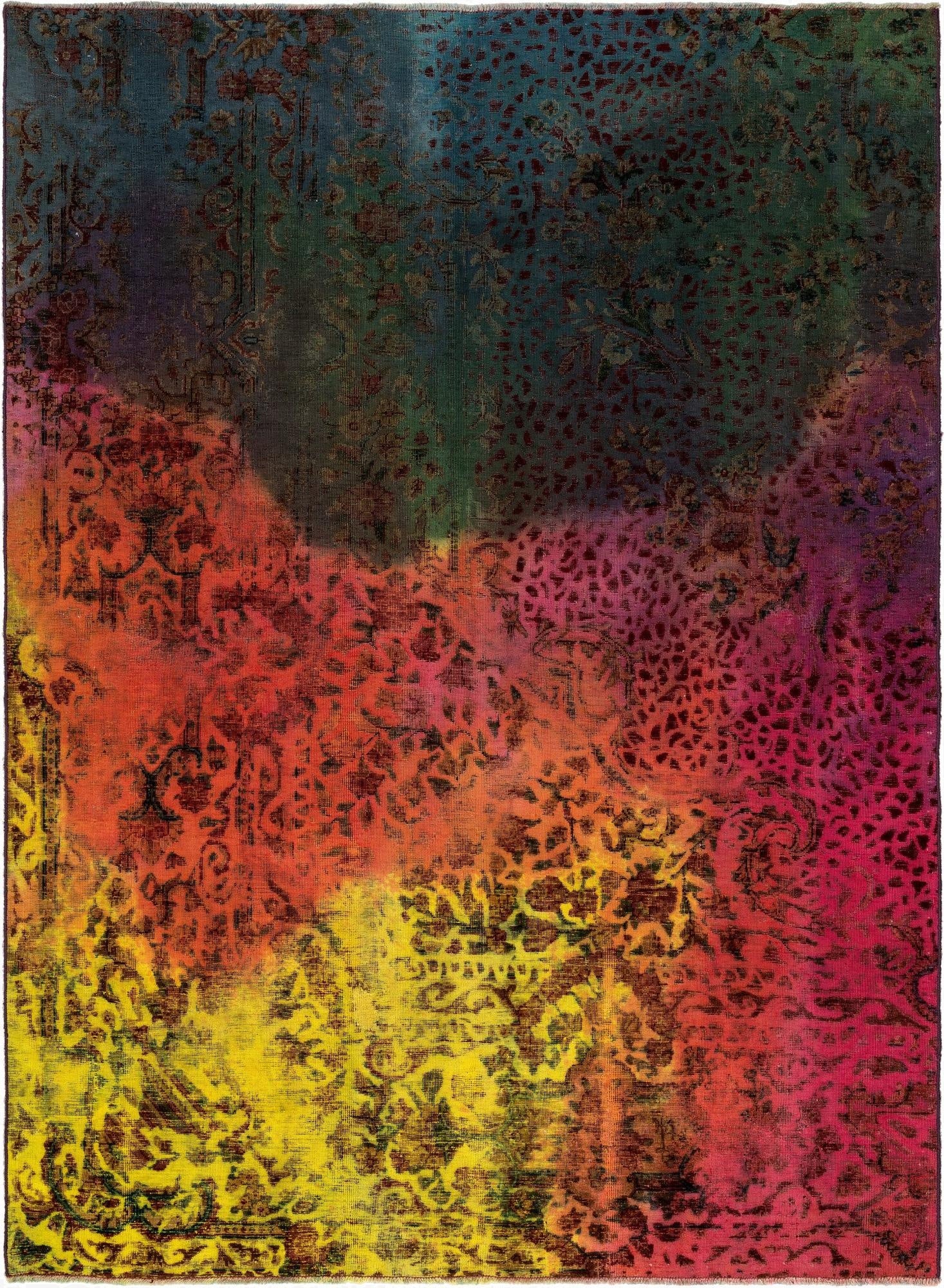 4' 8 x 6' 5 Vintage Royal Wool Rug