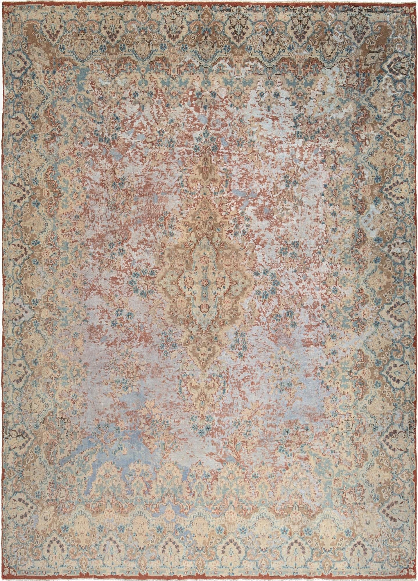 9' 7 x 13' 5 Vintage Royal Wool Rug