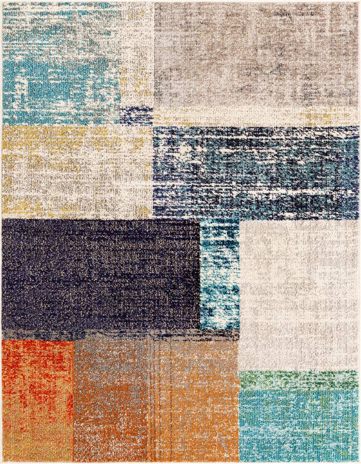 Detail image of 4' x 6' Washable Vivid Rug