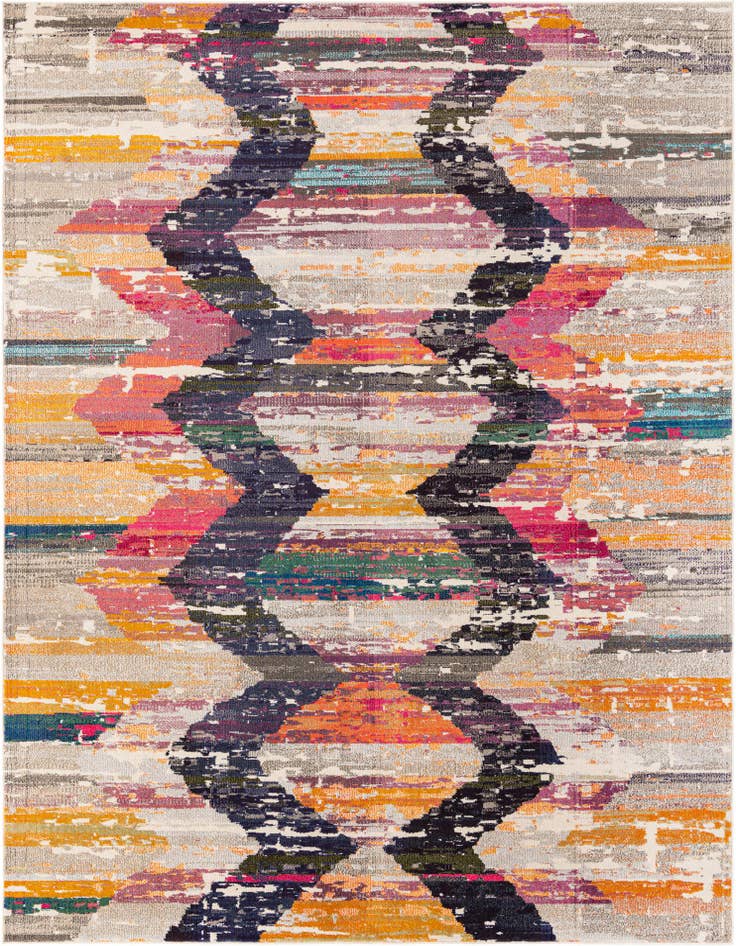 Detail image of 9' x 12' Washable Vivid Rug