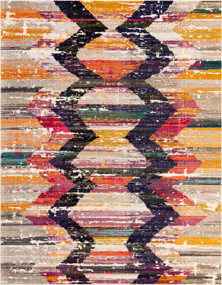 Detail image of 7' 10 x 10' Washable Vivid Rug