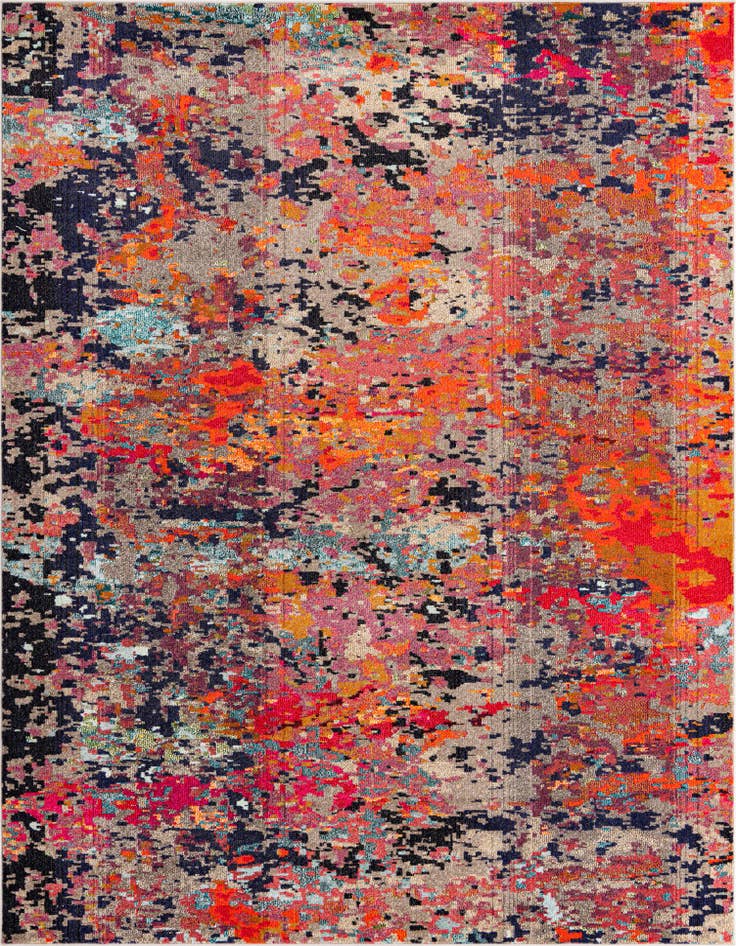 Detail image of 7' 10 x 10' Washable Vivid Rug
