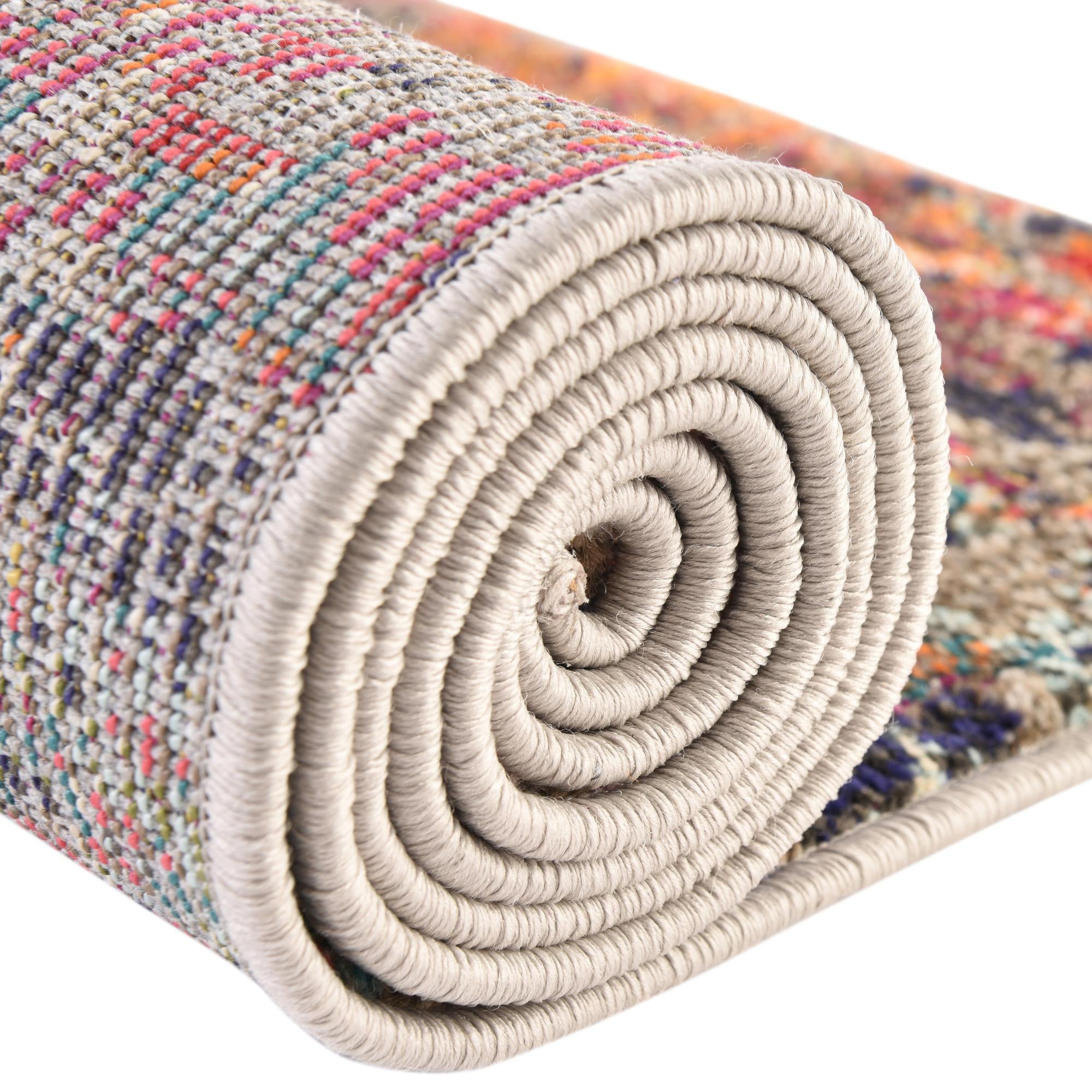 9' 10 x 14' Washable Vivid Rug
