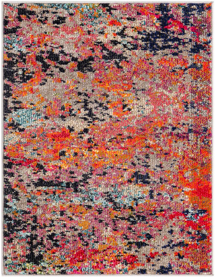 Detail image of 2' 2 x 3' Washable Vivid Rug