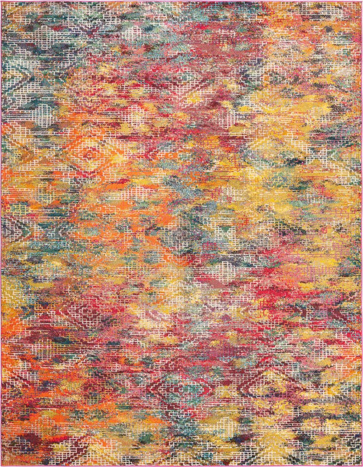 Detail image of 9' x 12' Washable Vivid Rug