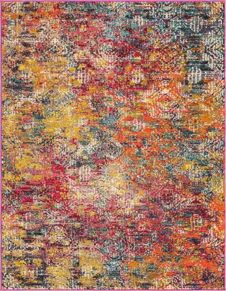 Detail image of 4' x 6' Washable Vivid Rug