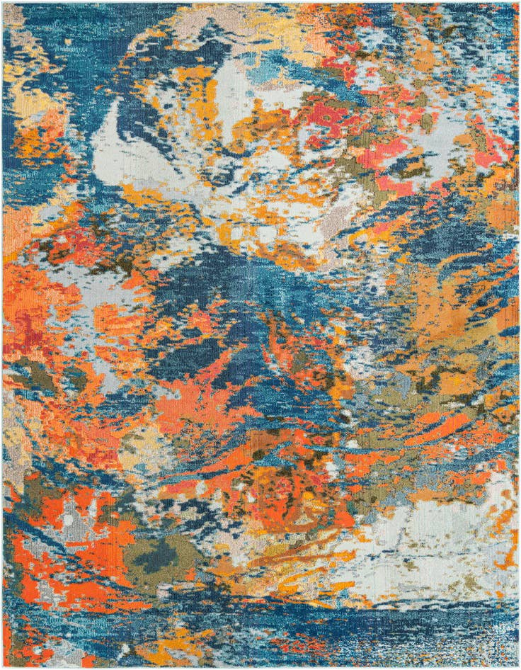 Detail image of 9' x 12' Washable Vivid Rug
