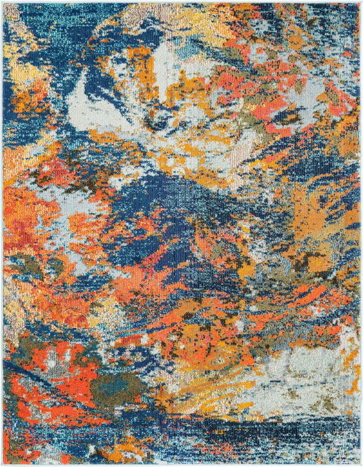 Detail image of 4' x 6' Washable Vivid Rug