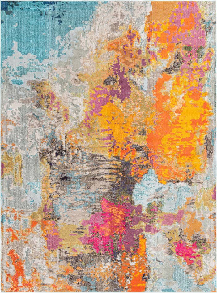 Detail image of 9' x 12' Washable Vivid Rug