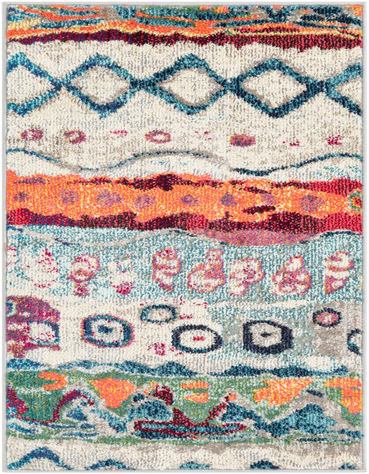 Detail image of 2' 2 x 3' Washable Vivid Rug