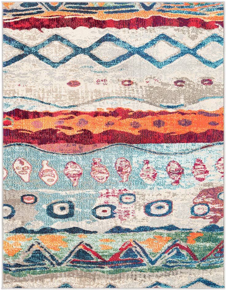 Detail image of 4' x 6' Washable Vivid Rug