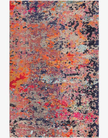 5' 3 x 8' Washable Vivid Rug