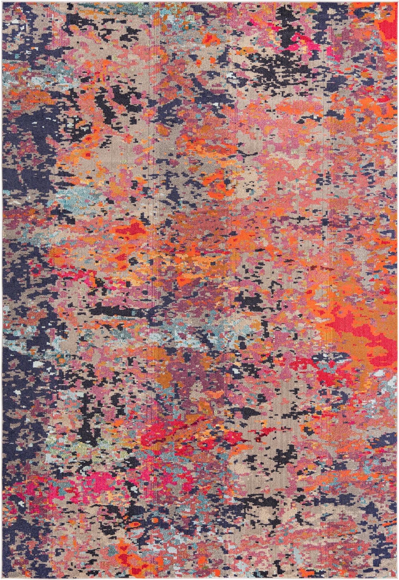 9' 10 x 14'  Washable Vivid Rug