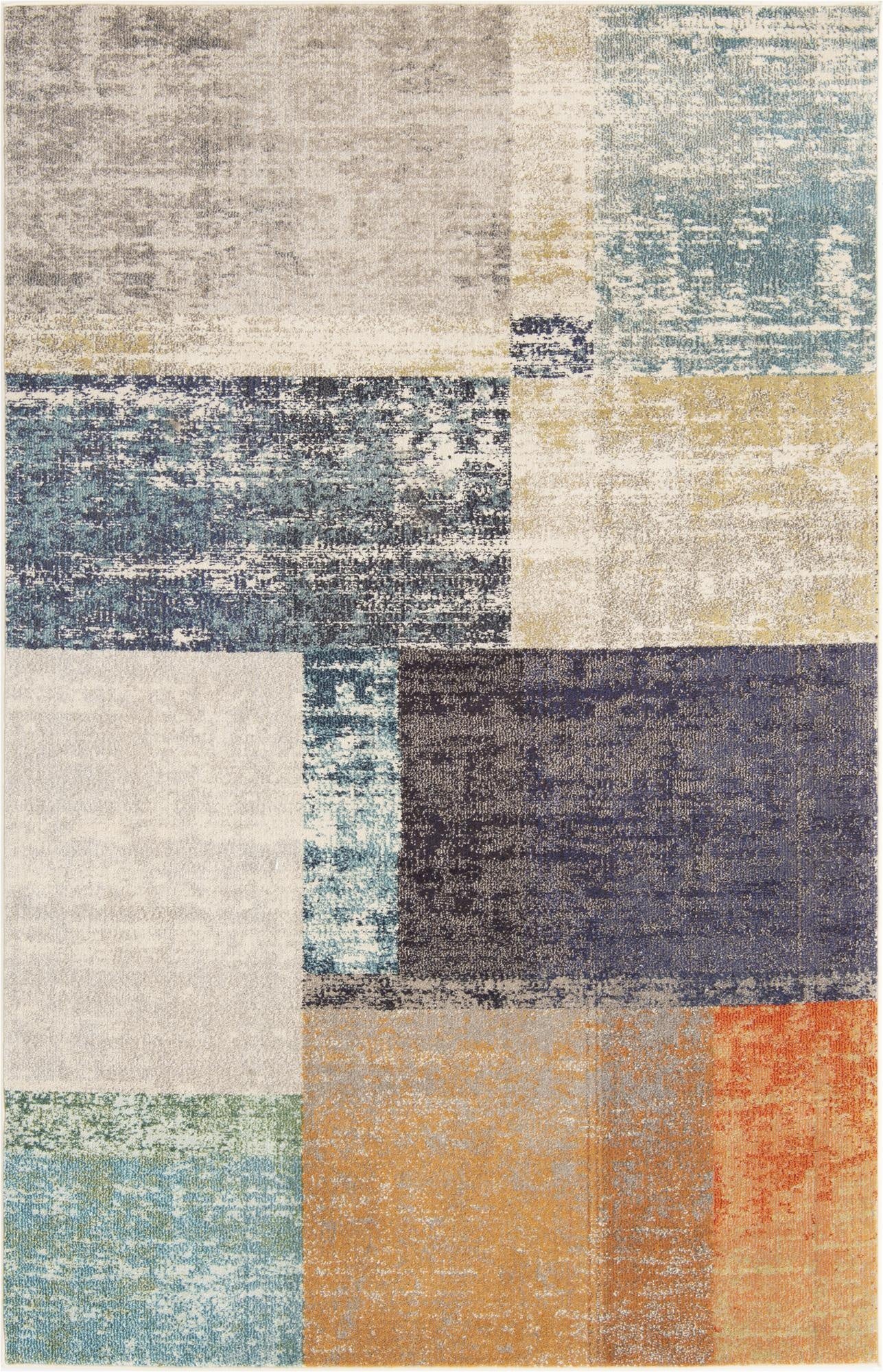 6' x 9'  Washable Vivid Rug