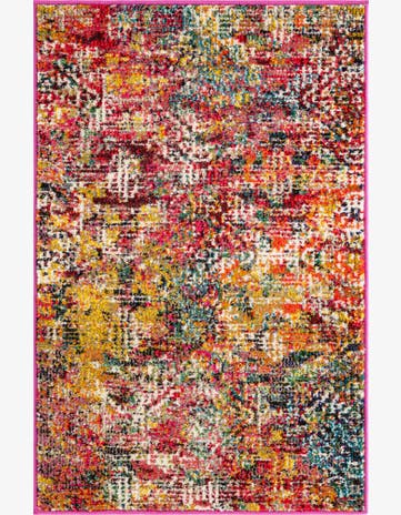 2' x 3' Washable Vivid Rug