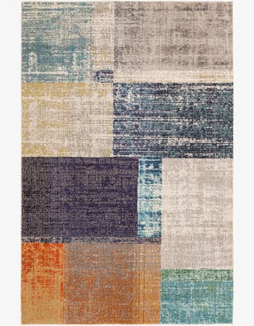 5' 3 x 8' Washable Vivid Rug