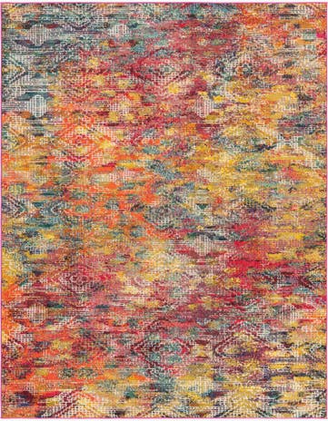 7' 10 x 10' Washable Vivid Rug
