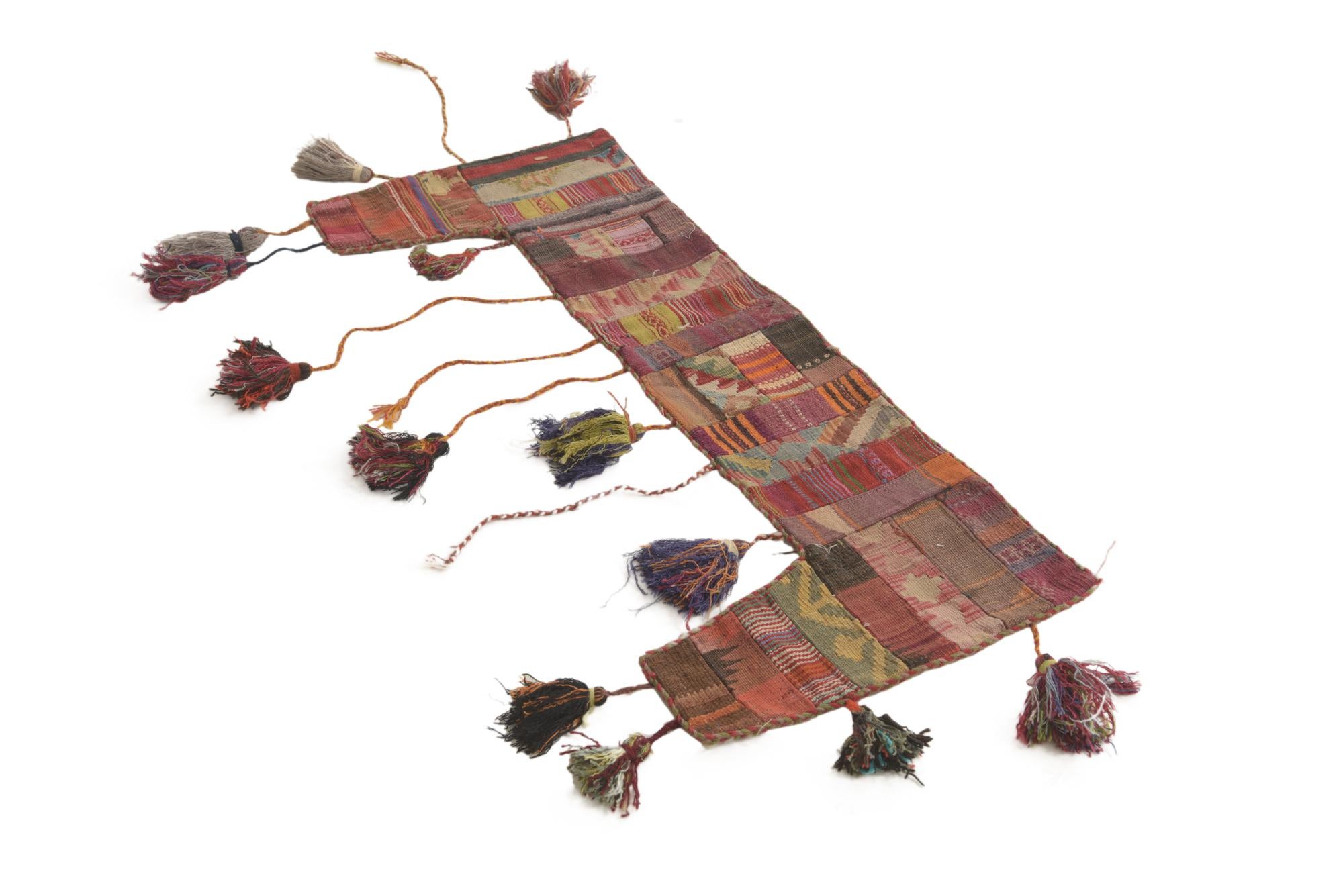 1' 9 x 4' 2 Hand Woven Wall Art Wool Rug
