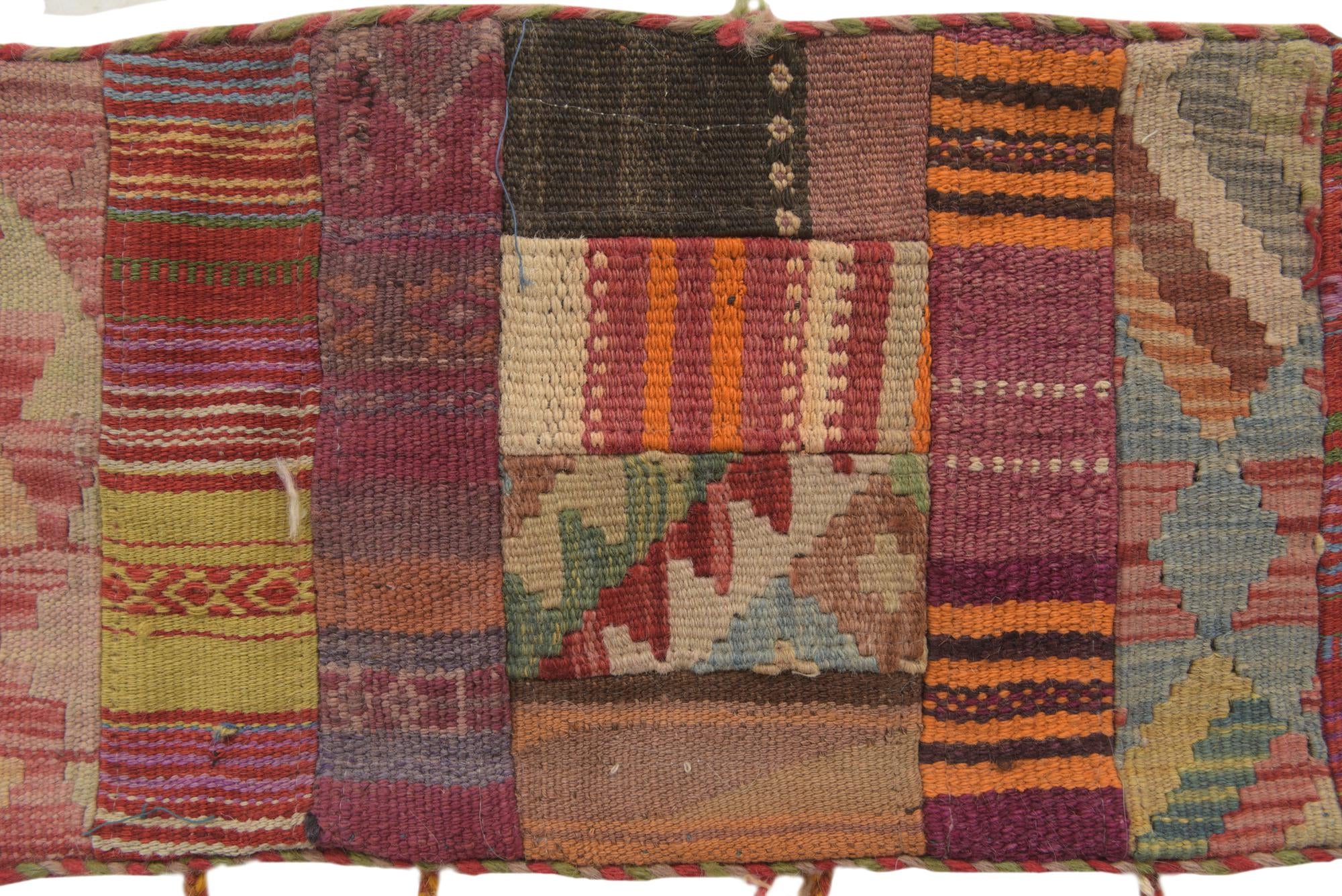 1' 9 x 4' 2 Hand Woven Wall Art Wool Rug