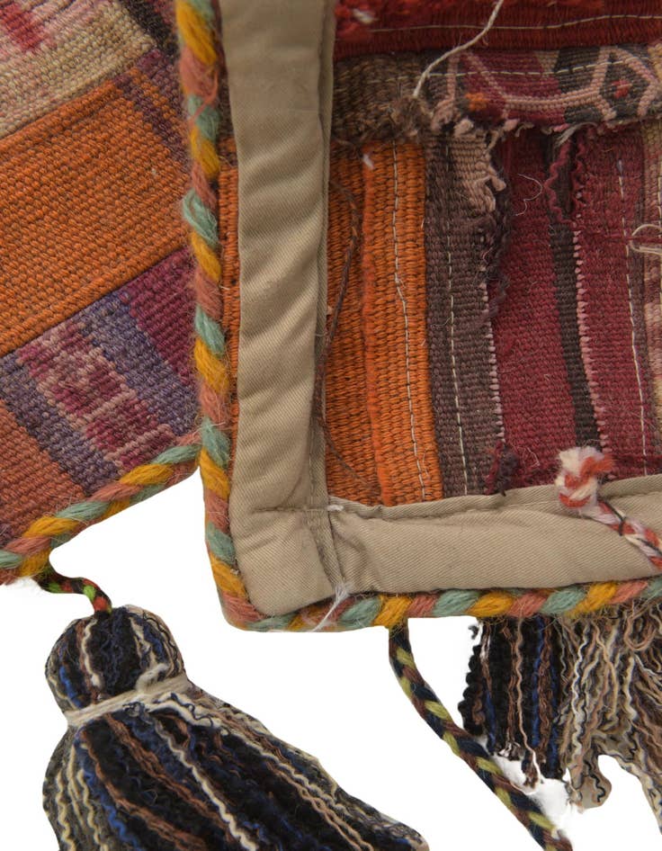 Detail image of 1' 8 x 4' 3  Hand Woven Wall Art Wool Rug