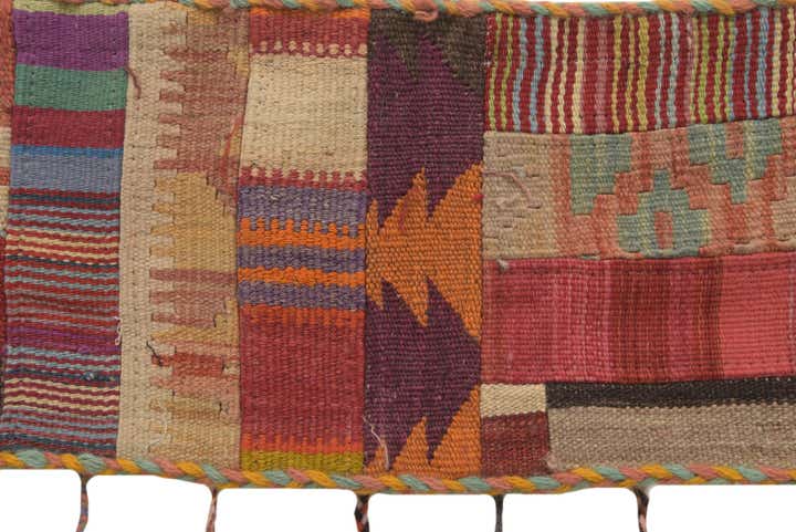 1' 8 x 4' 3 Hand Woven Wall Art Wool Rug