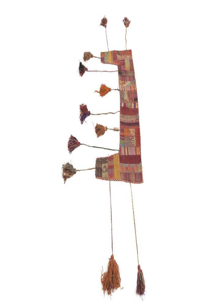 1' 8 x 4' 5 Hand Woven Wall Art Wool Rug