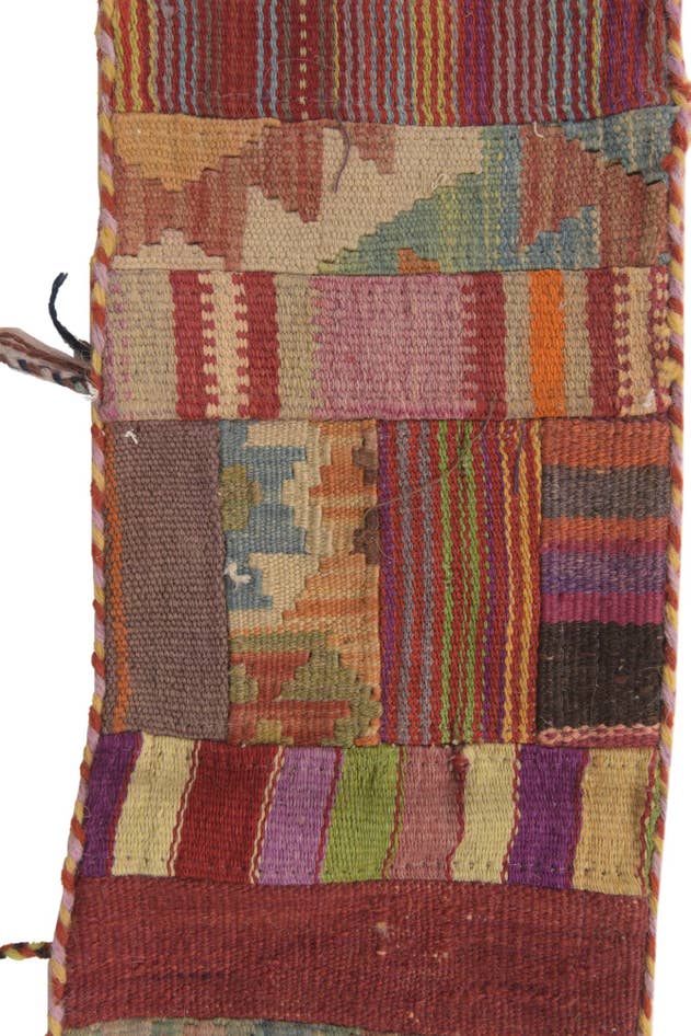 Detail image of 1' 8 x 4' 5 Hand Woven Wall Art Wool Rug