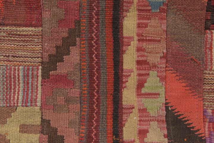 1' 9 x 4' 3 Hand Woven Wall Art Wool Rug