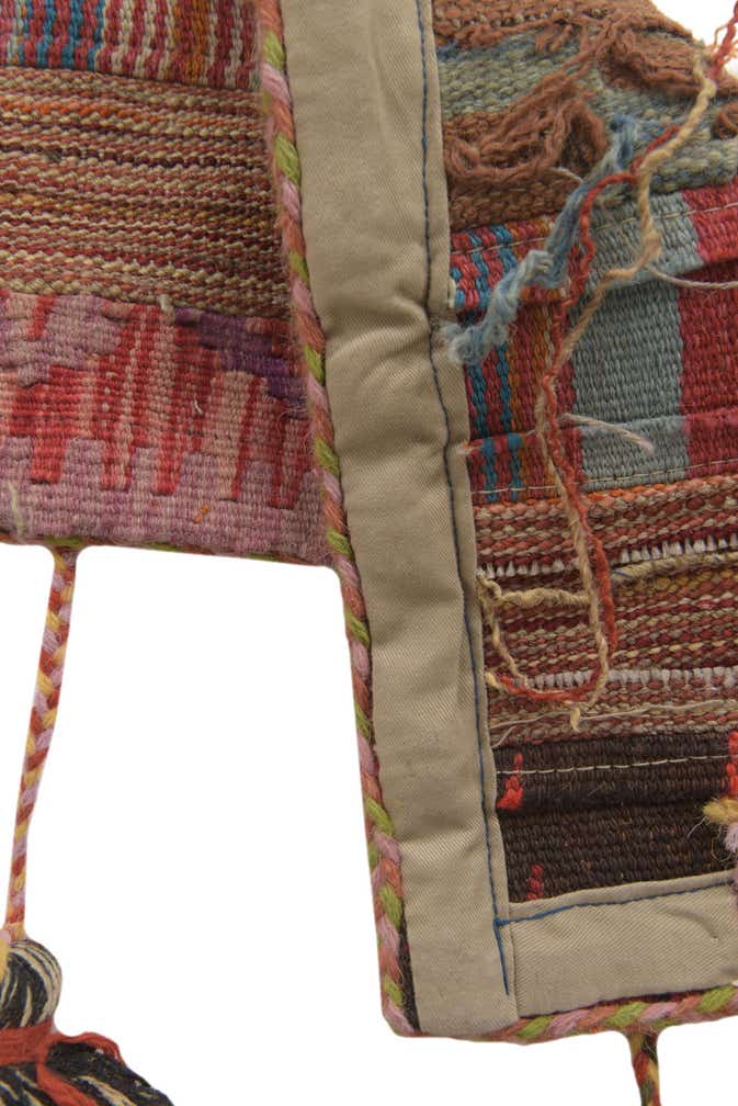 1' 9 x 4' 3 Hand Woven Wall Art Wool Rug