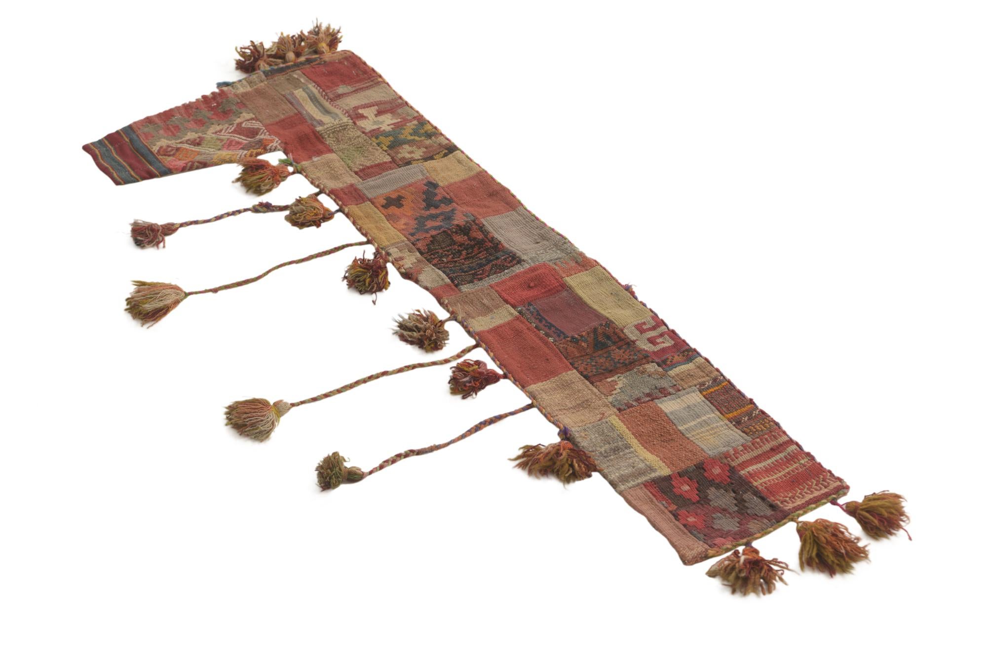 1' 7 x 4' 2 Hand Woven Wall Art Wool Rug