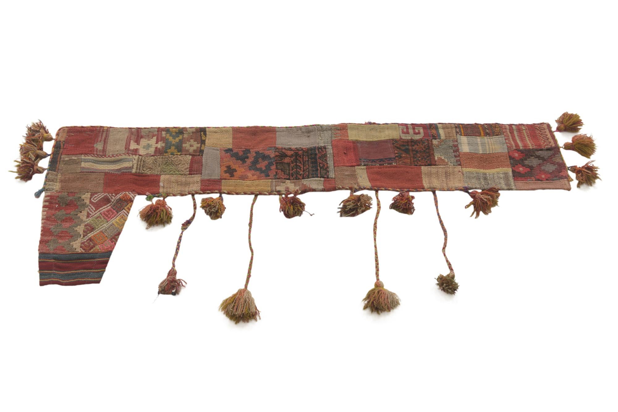 1' 7 x 4' 2 Hand Woven Wall Art Wool Rug