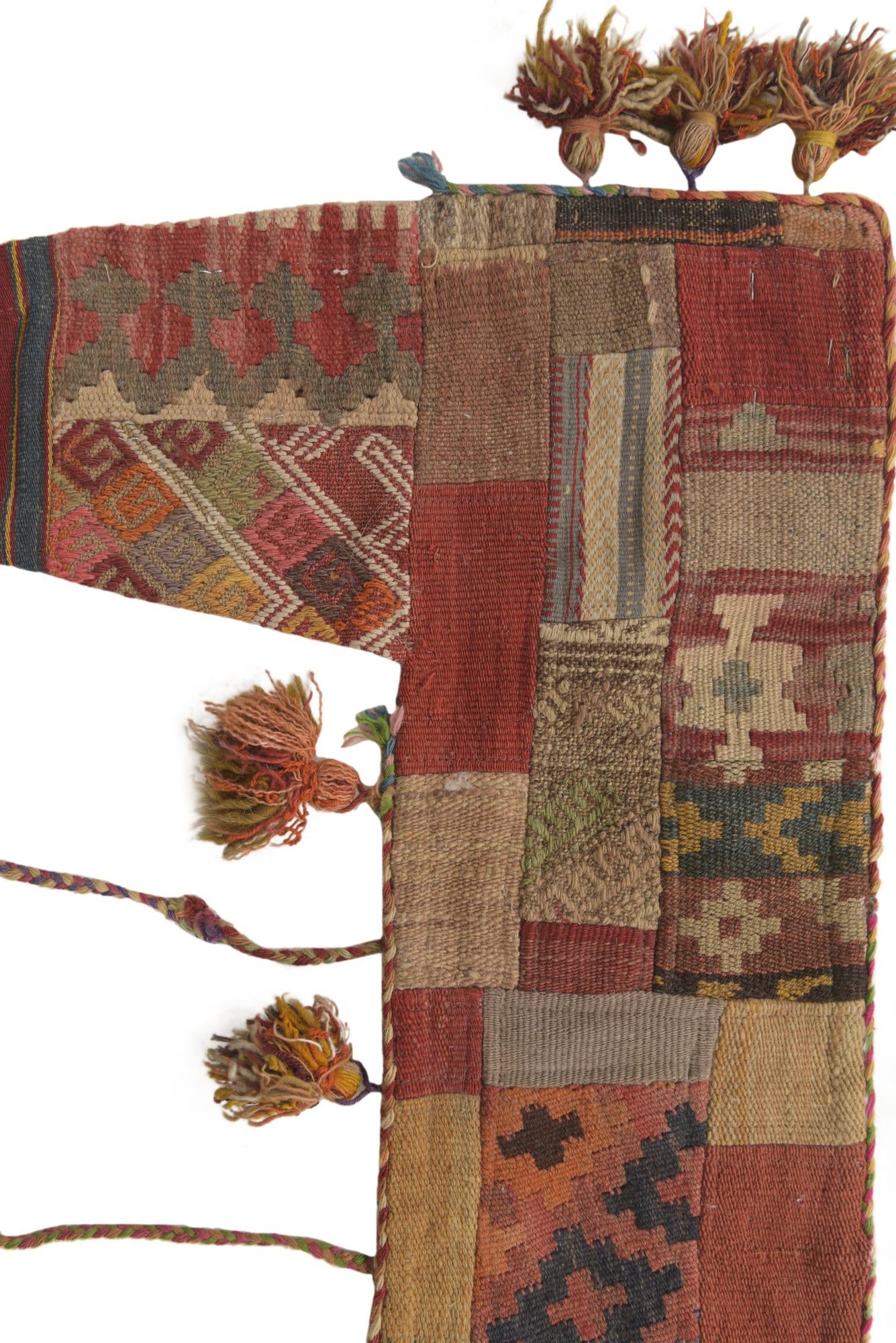 1' 7 x 4' 2 Hand Woven Wall Art Wool Rug