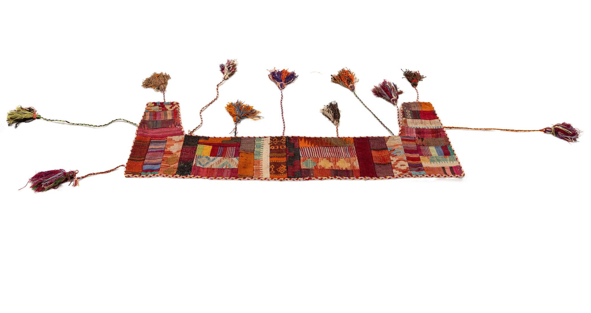 1' 8 x 4' 3 Hand Woven Wall Art Wool Rug