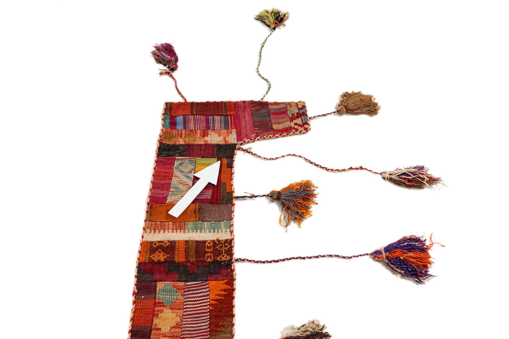 1' 8 x 4' 3 Hand Woven Wall Art Wool Rug