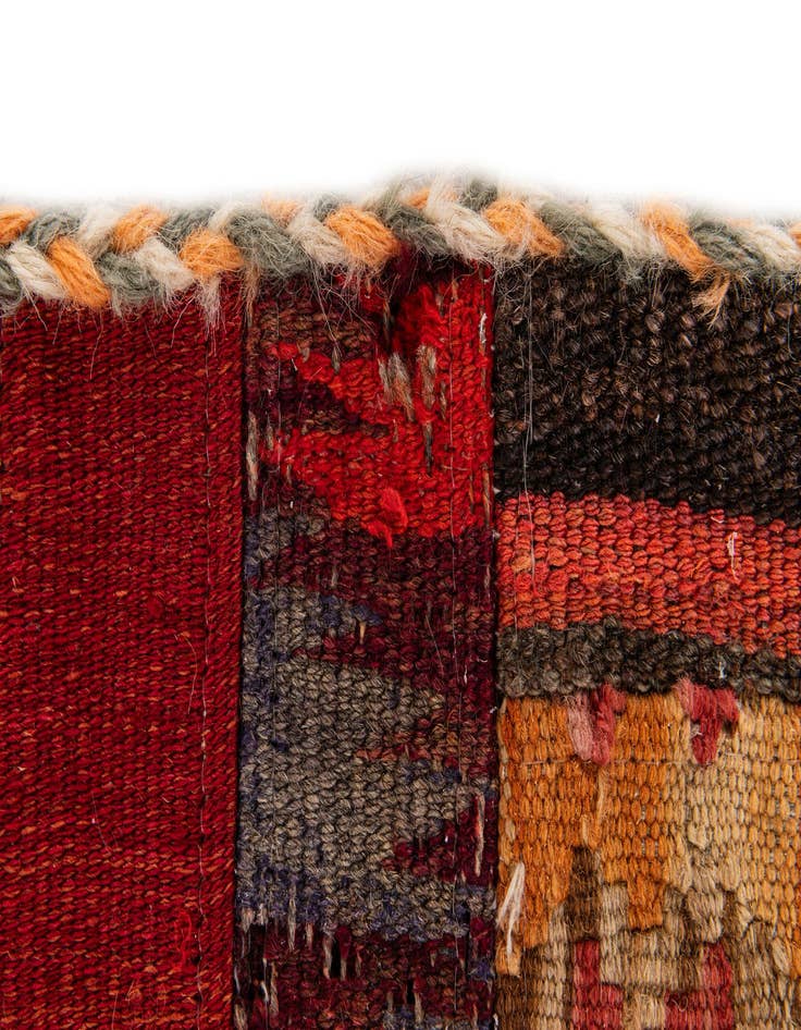 Detail image of 1' 8 x 4' 5  Hand Woven Wall Art Wool Rug