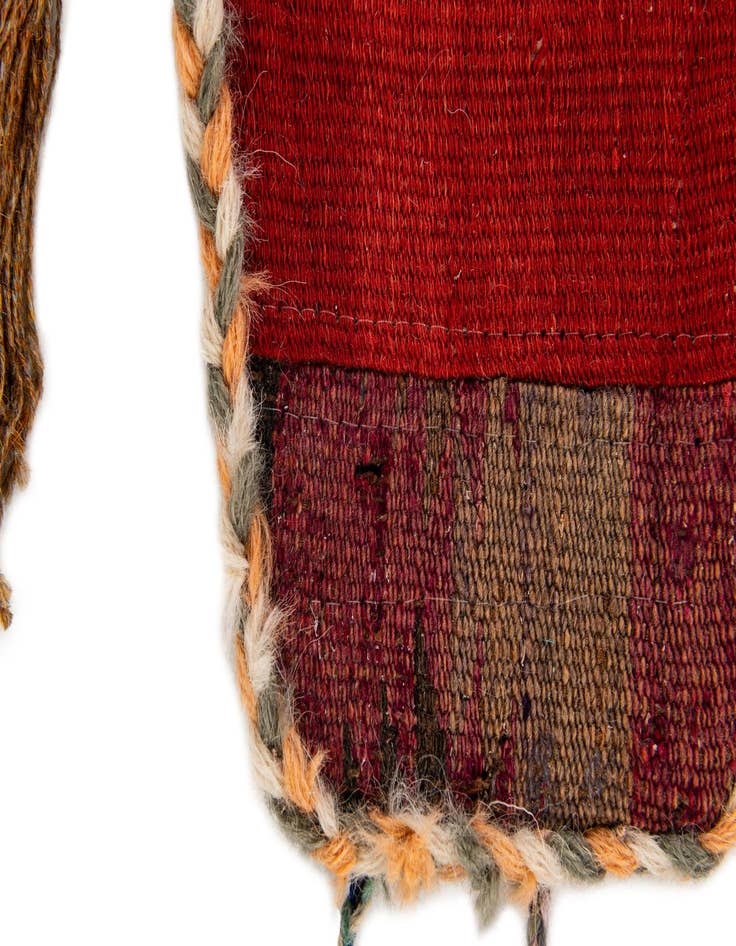 Detail image of 1' 8 x 4' 5  Hand Woven Wall Art Wool Rug