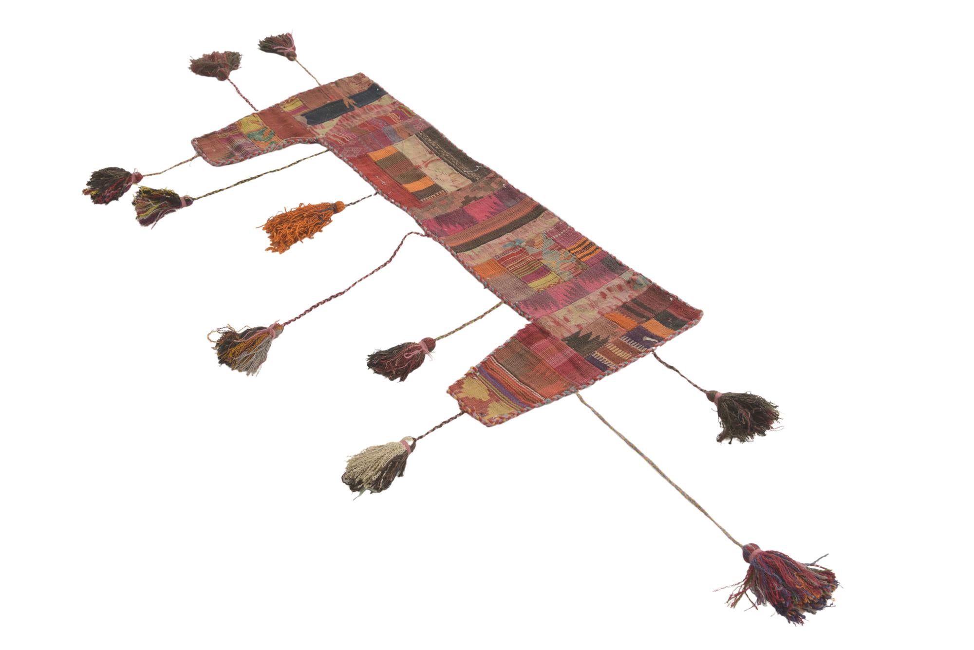 1' 8 x 4' 3 Hand Woven Wall Art Wool Rug