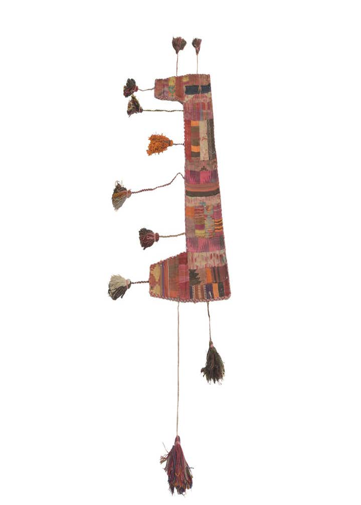 1' 8 x 4' 3 Hand Woven Wall Art Wool Rug