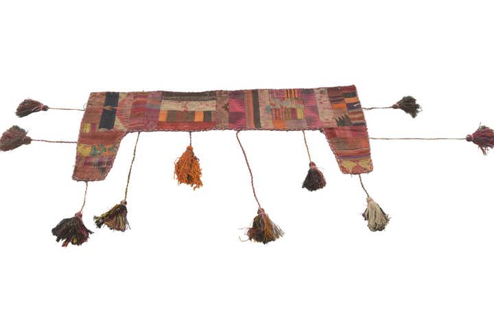 1' 8 x 4' 3 Hand Woven Wall Art Wool Rug